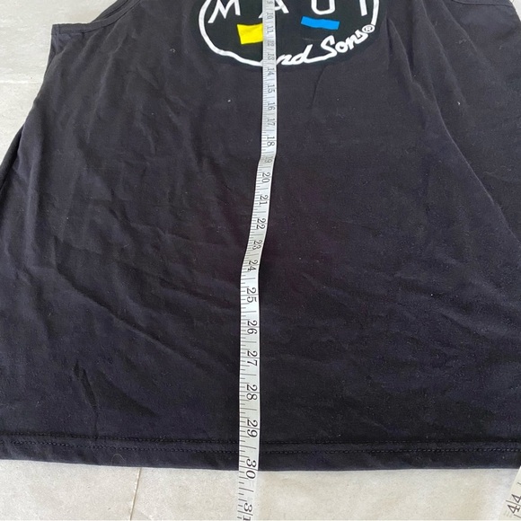 Maui and Sons Black Tank with Colorful Logo - Picture 7 of 8